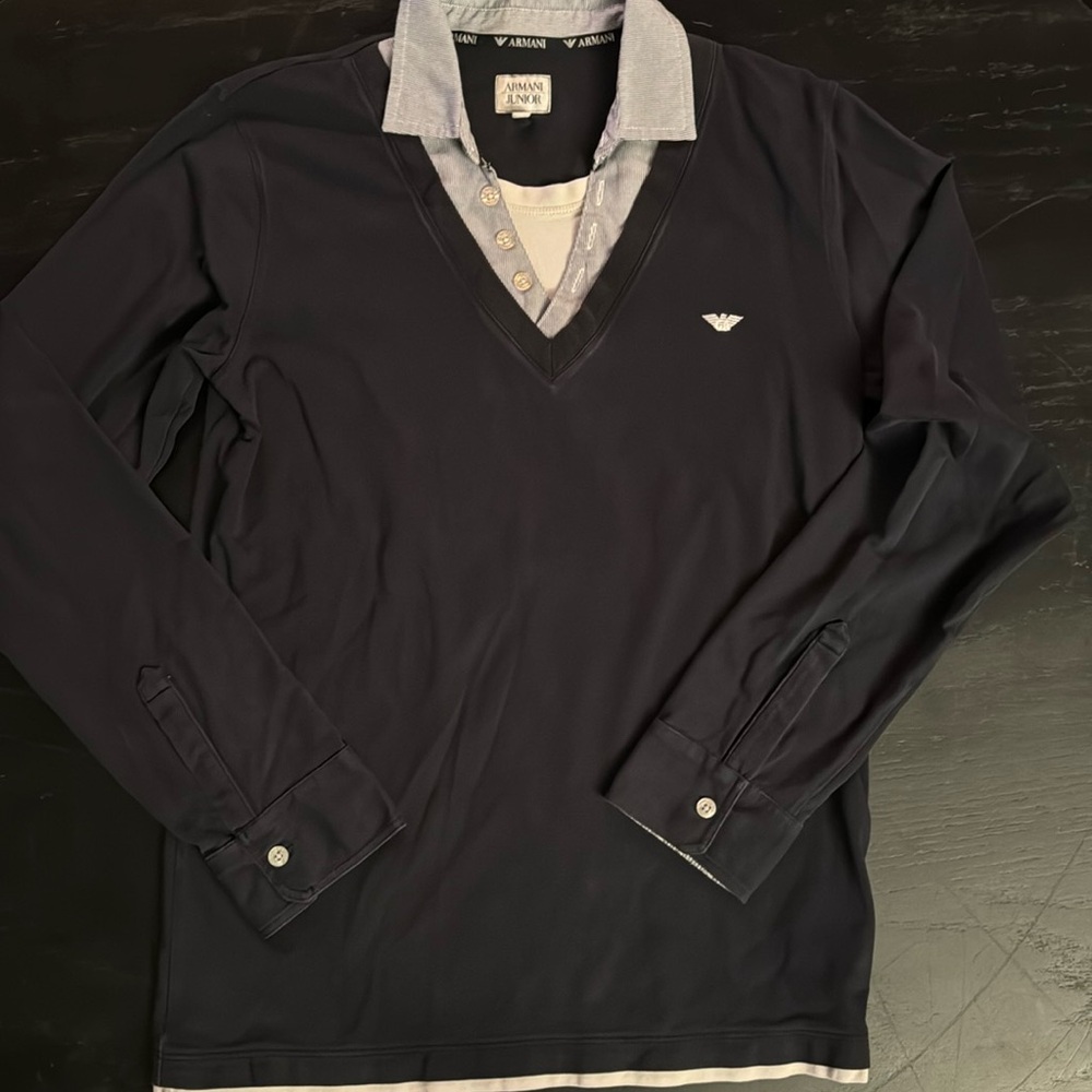 Armani junior long sleeve shirt size 166CM 14A